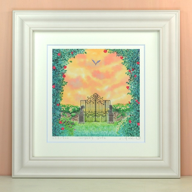 栗乃木ハルミ「angel's gate」 cタイプ　絵画・ 額入りアート