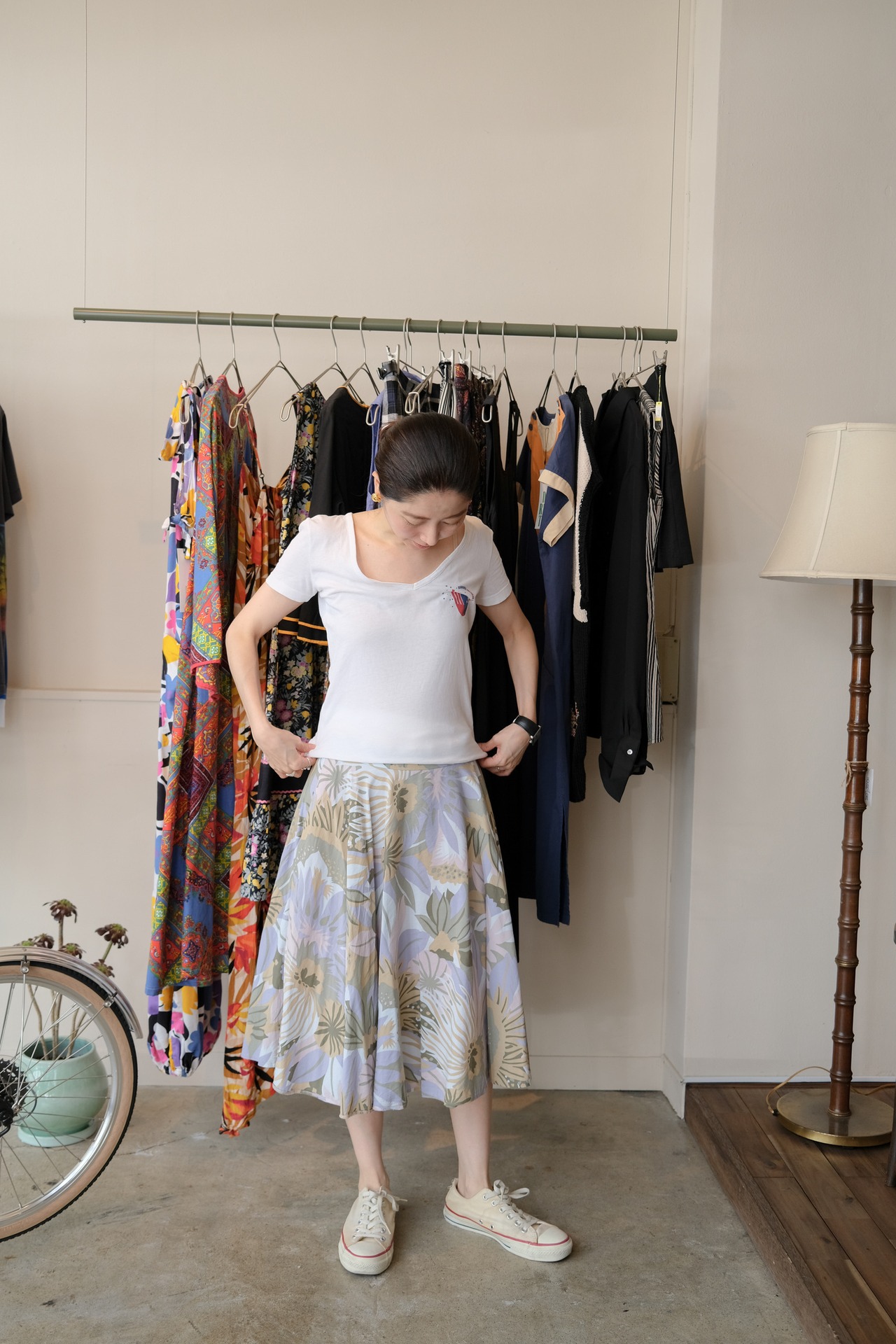 【送料無料】botanical skirt