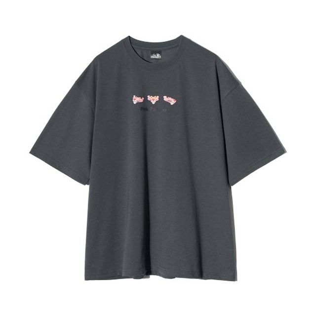 [PARTIMENTO] [PINK PANTHER] FACE T CHARCOAL 正規品 韓国 ブランド 半袖 T-シャツ