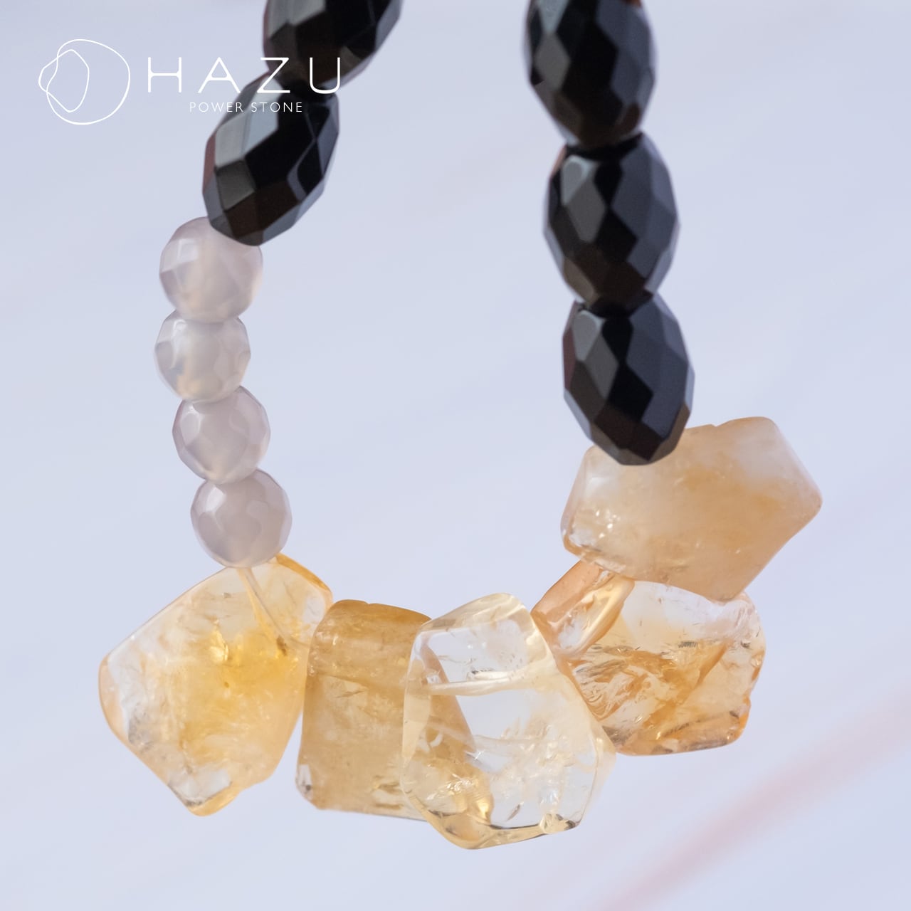 身を守る強さと富を呼ぶ明るさ［シトリン／オニキス／グレーオニキス