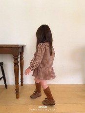 韓国子供服 / BANANA J / 26Autumn / リサ プリーツワンピース / 秋服 / キッズ *XS~JS*