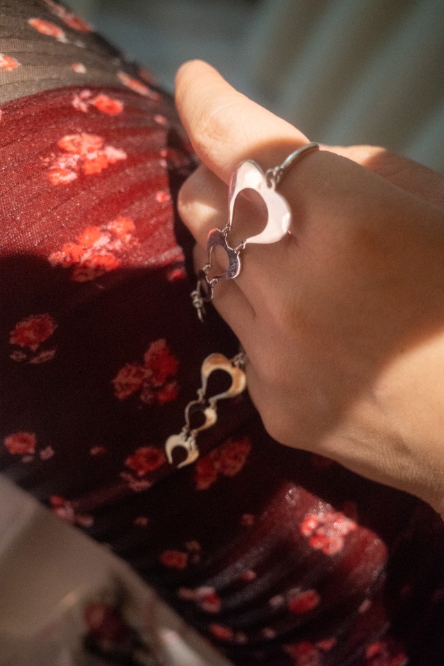 藤の花リングL silver925 wisteria flowers ring # LJ21032R