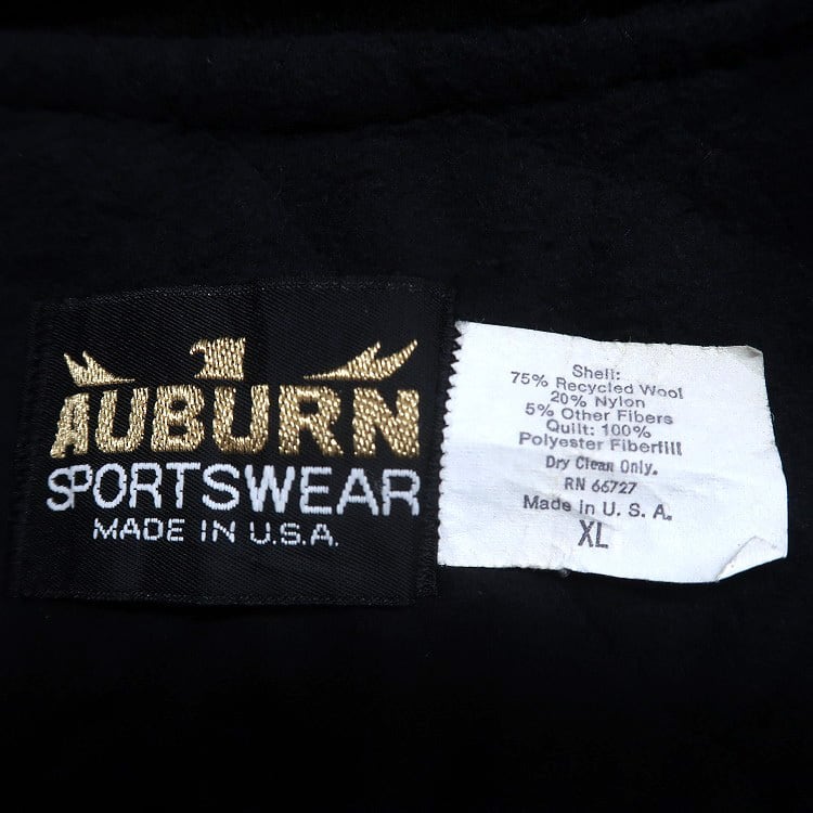 古着 90年代〜 USA製 Auburn Sportswear スタジャン ウールジャケット