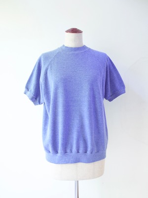 80s Blank S/S sweat "heather blue"