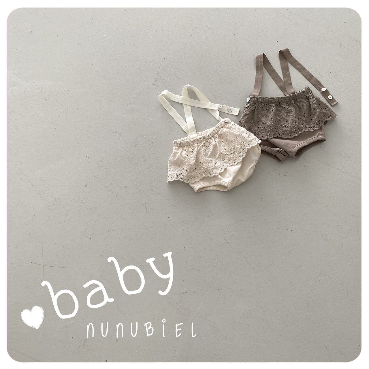 《予約》送料無料【nunubiel】bebe)lace skirt bloomer