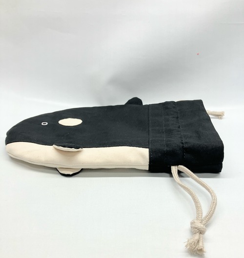 シャチ  巾着袋｜とりさん工房ーかわいいハンドメイドポーチ