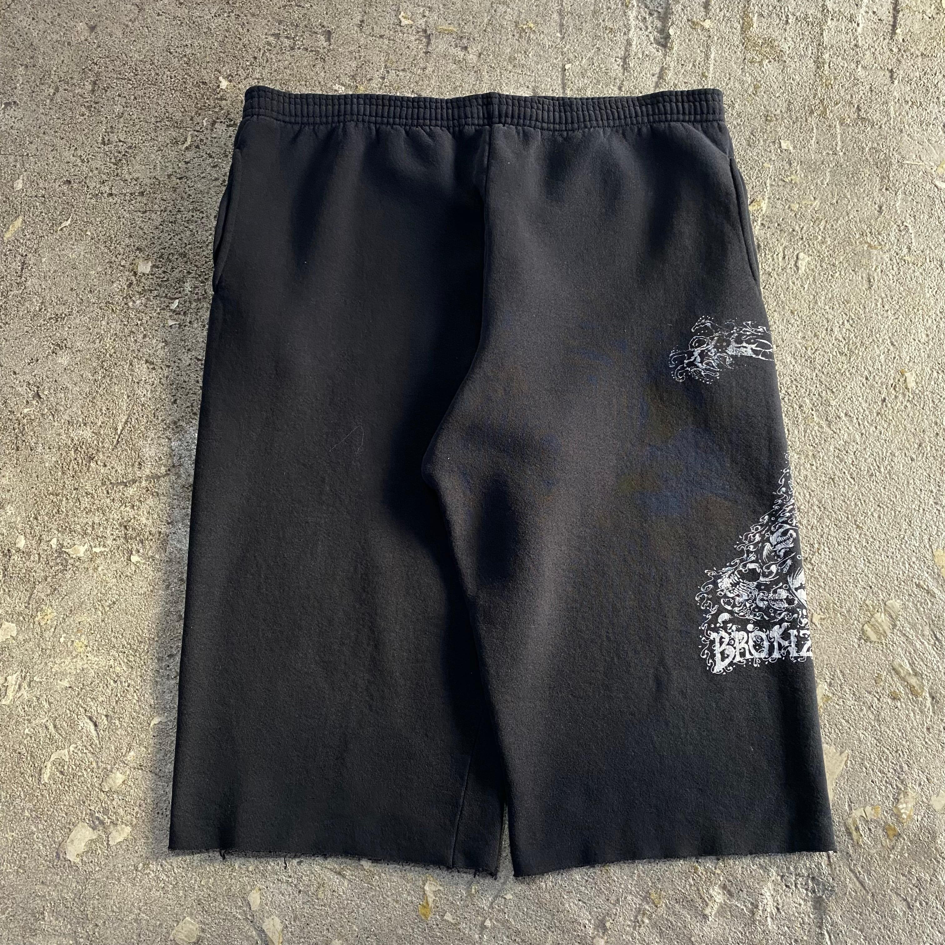 BRONZE AGE ブラックスウェットショーツ　90s 希少 90s BRONZE AGE sweat pants【仙台店】 | What'z up