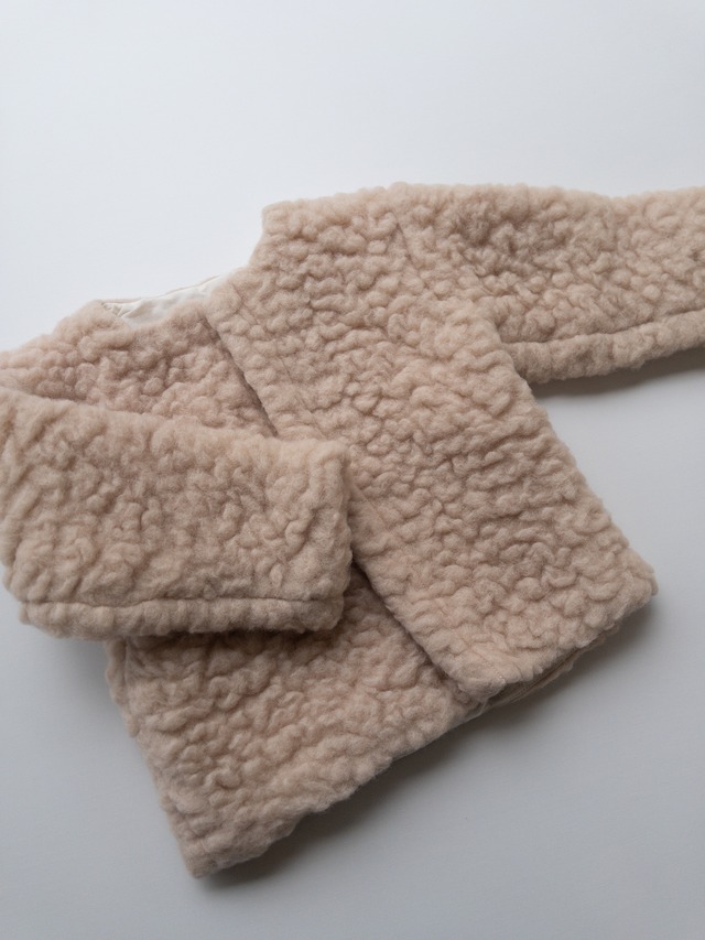 《即納》LAST1 Bebe Organic / Laine Baby Coat Natural