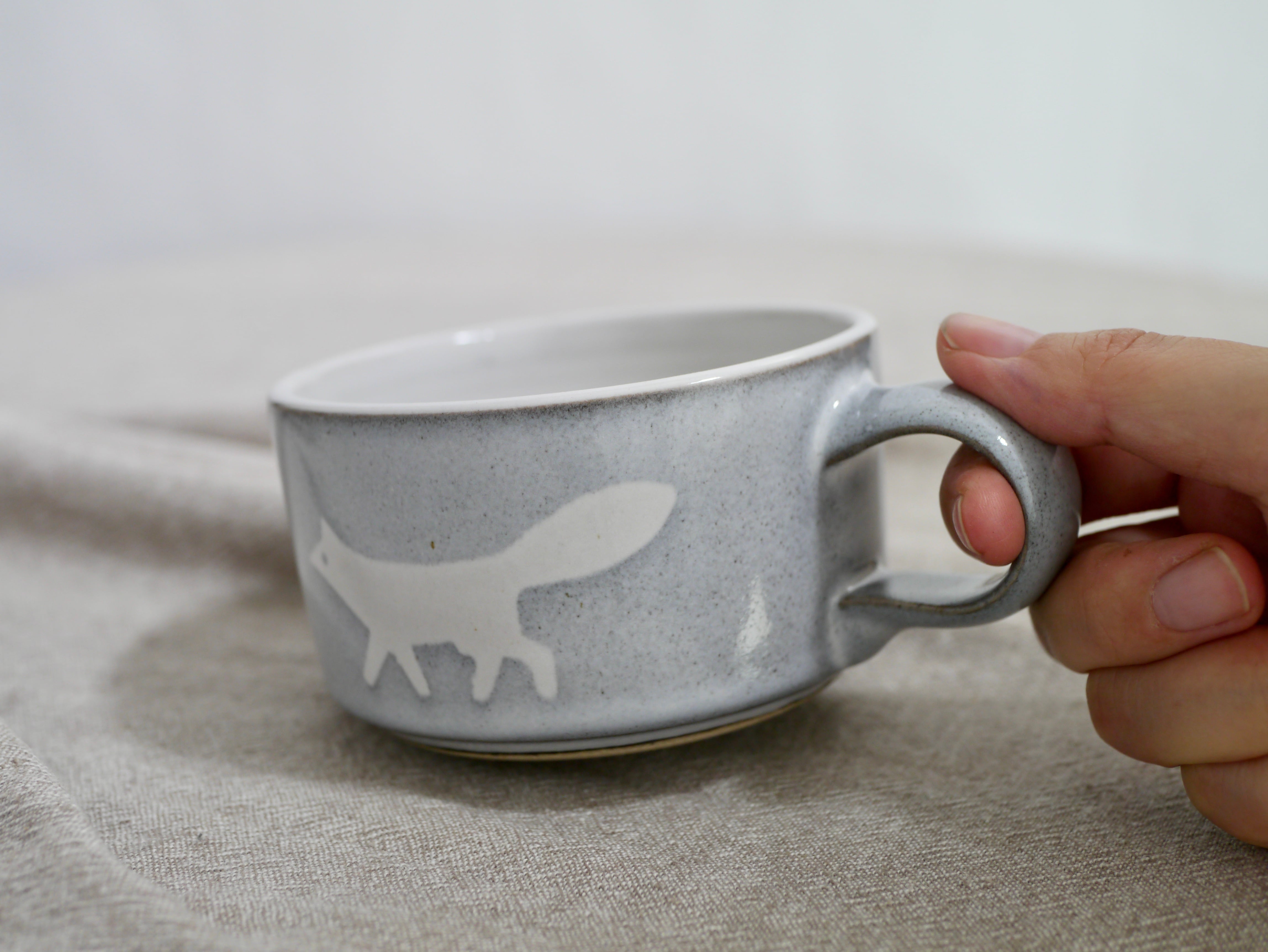 きつねのスープカップ | ITOGA POTTERY
