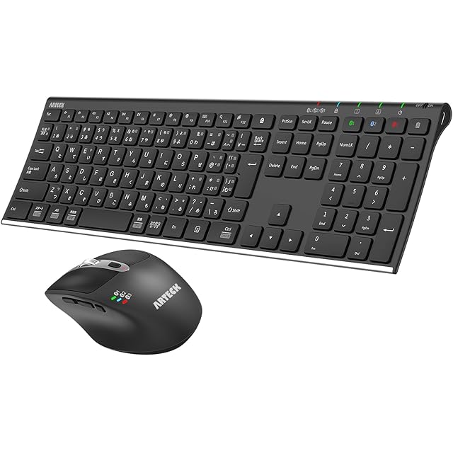 新着商品】【最新登場】Omikamo キーボード ワイヤレス マウスセット