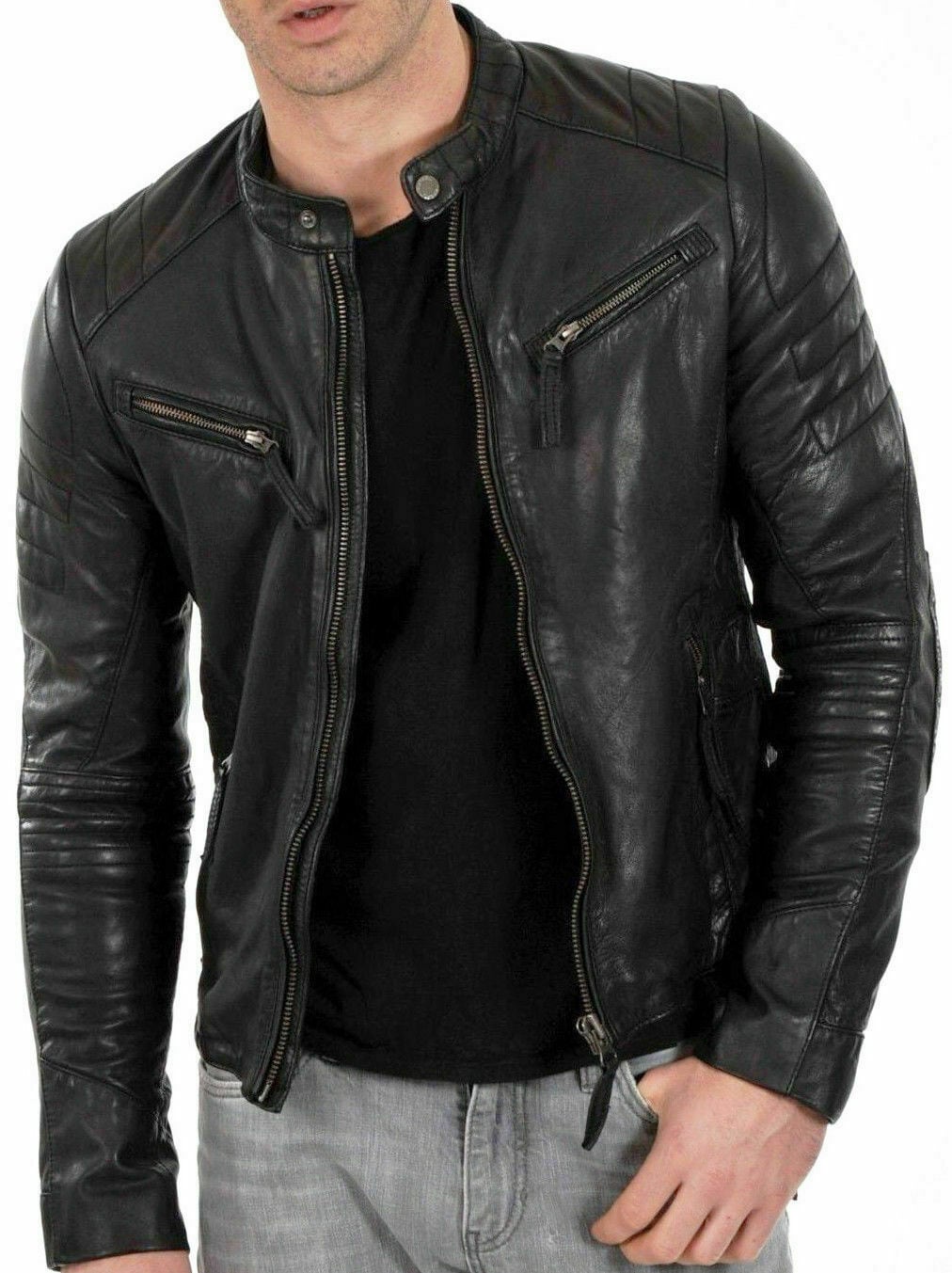 羊革柔らかいライダージャケット Sheep Leather Soft Riders Jacket