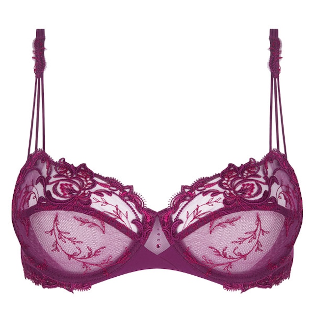 [H72sa] パッドなし3/4ブラ(B,C) 品番ACH3072 【LISE CHARMEL】【リズシャルメル】【インポートランジェリー】