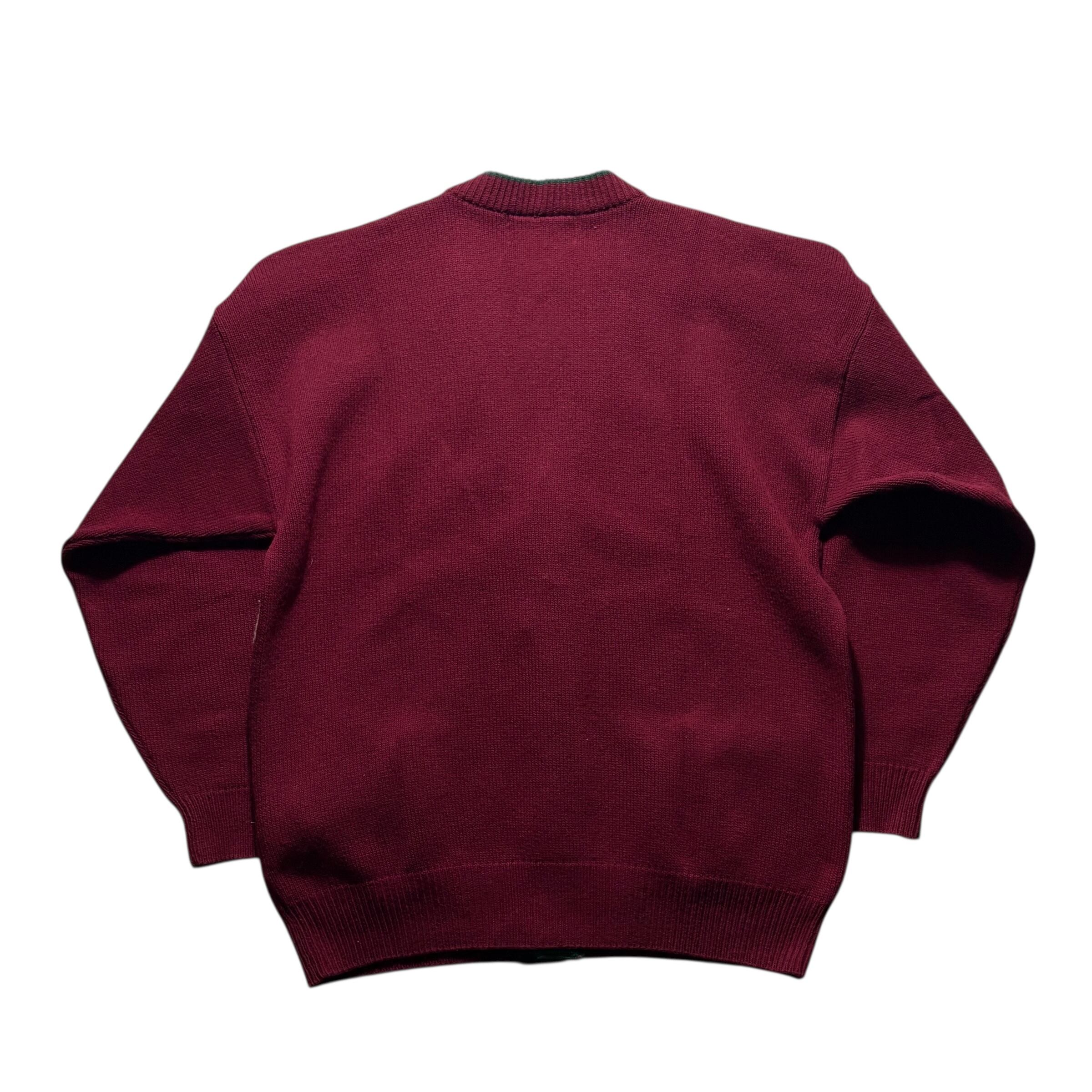 vintage ICEBERG × 007 wool knit cardigan | NOIR ONLINE