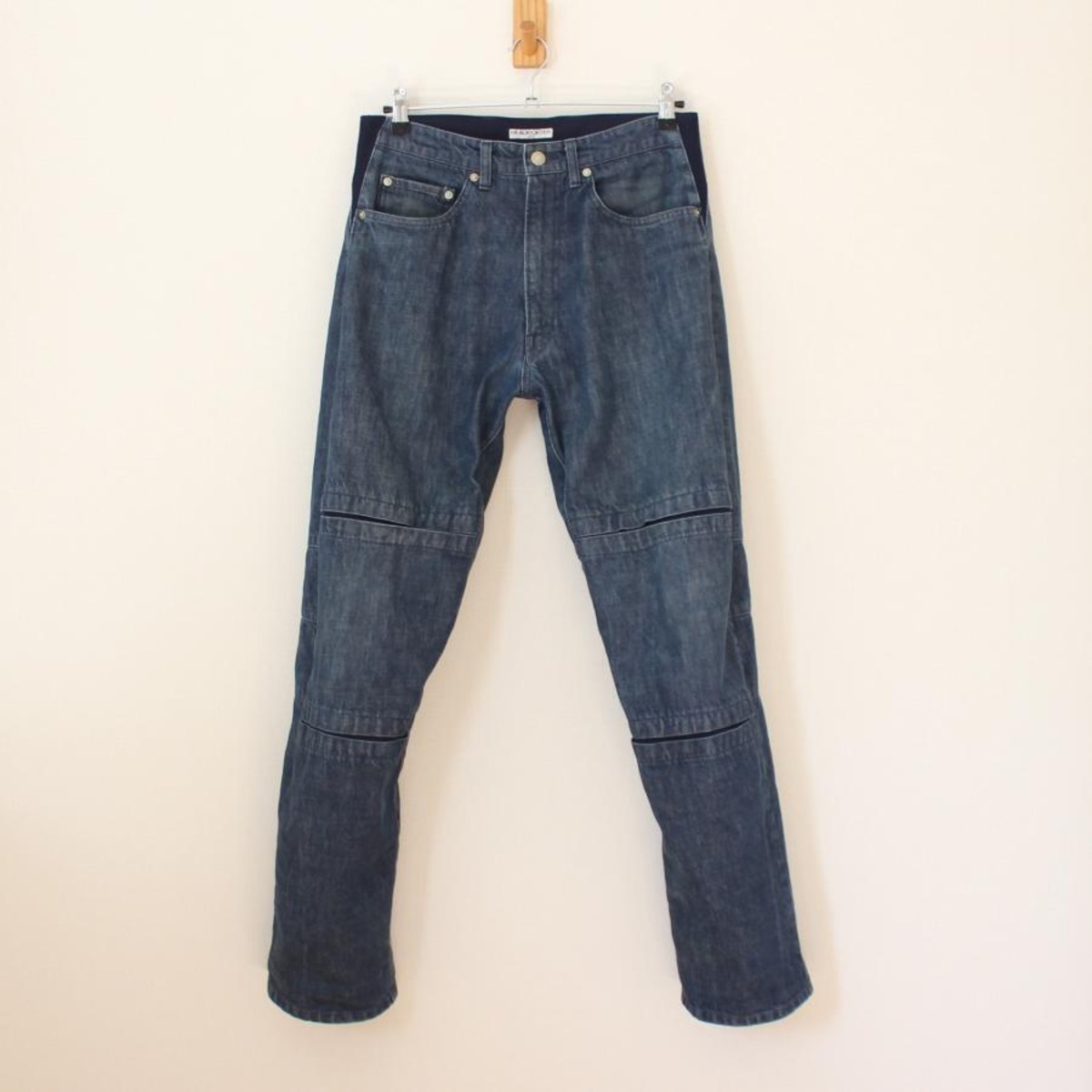 HEAD PORTER PLUS ヘッドポータープラス デニムパンツ 膝ベンチ 