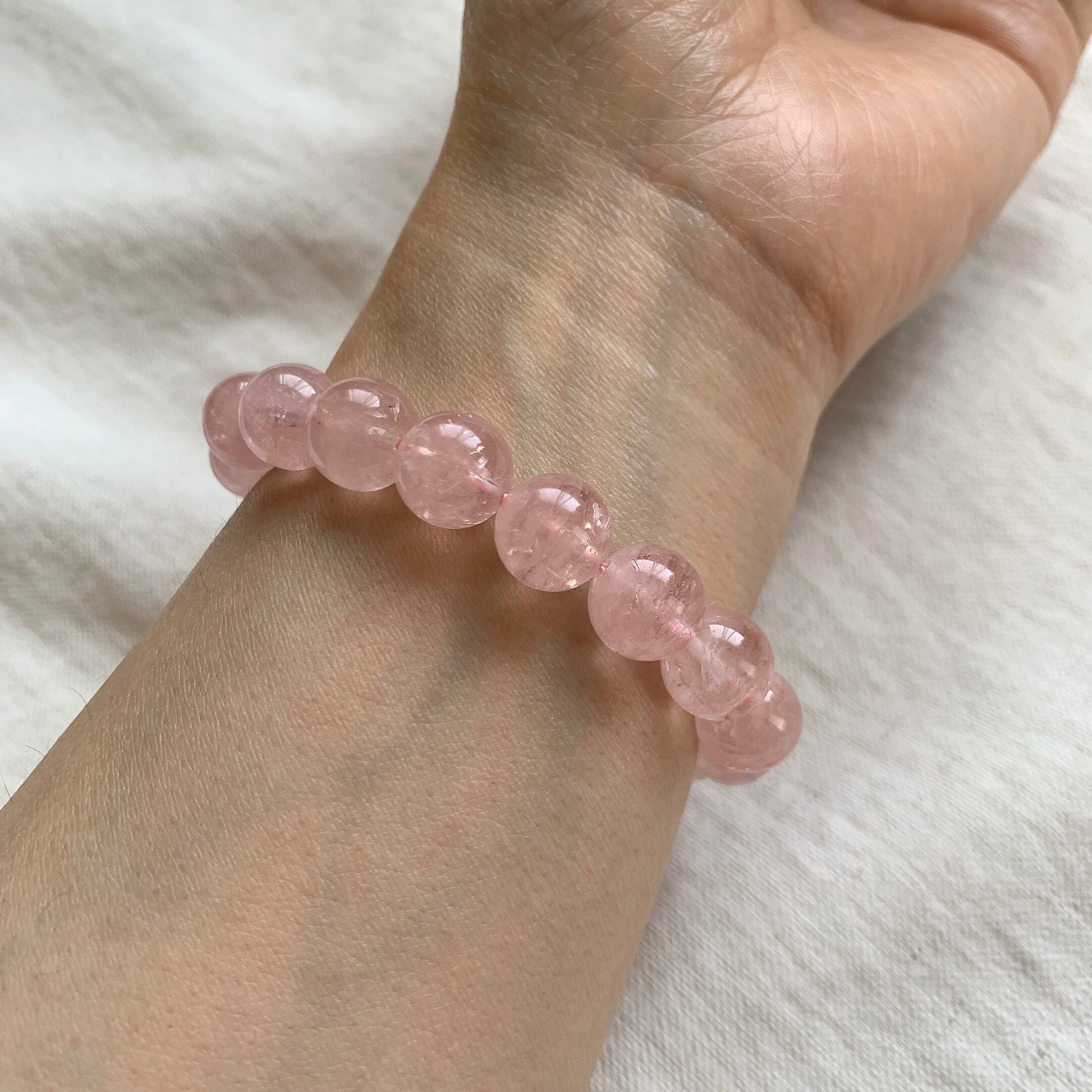 Morganite モルガナイト 10mm ブレス | SAKURA STONE