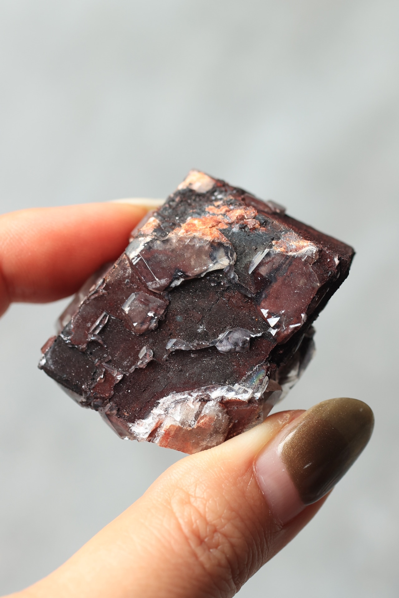 チョコレートカルサイト「夜の余白」Chocolate Calcite | 天然石 原石 鉱物 パワーストーン | CC-I-003