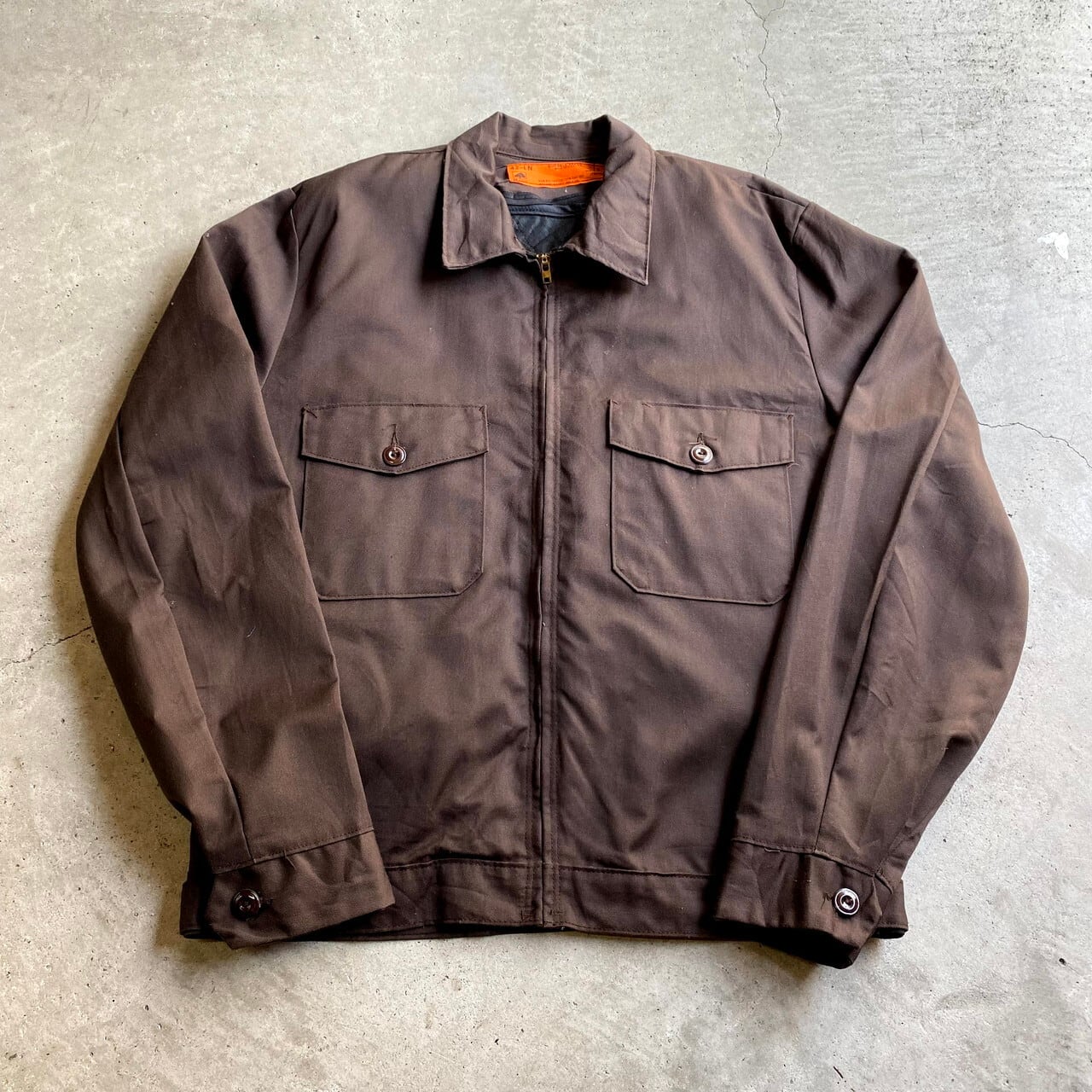 70s OLD REDKAP USA製 TALONジップ ワークジャケット 古着-