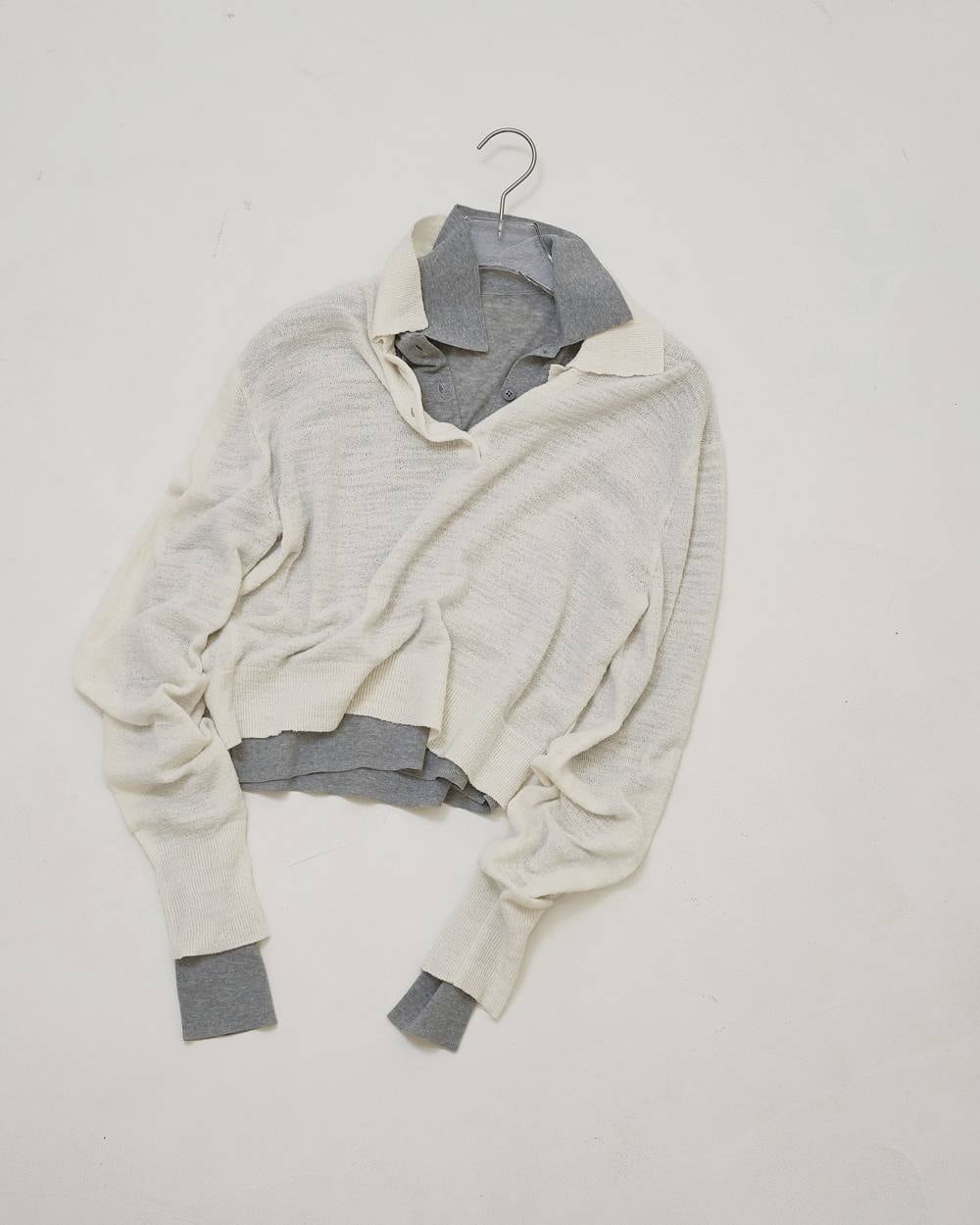 TODAYFUL／Layered Polo Knit | polne