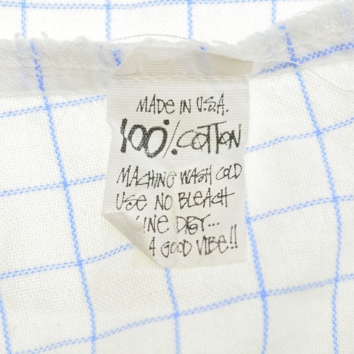 OLD STUSSY / オールド ステューシー 80s USA製 チェック柄 OLD STUSSY / オールド ステューシー 80s USA製 チェック柄