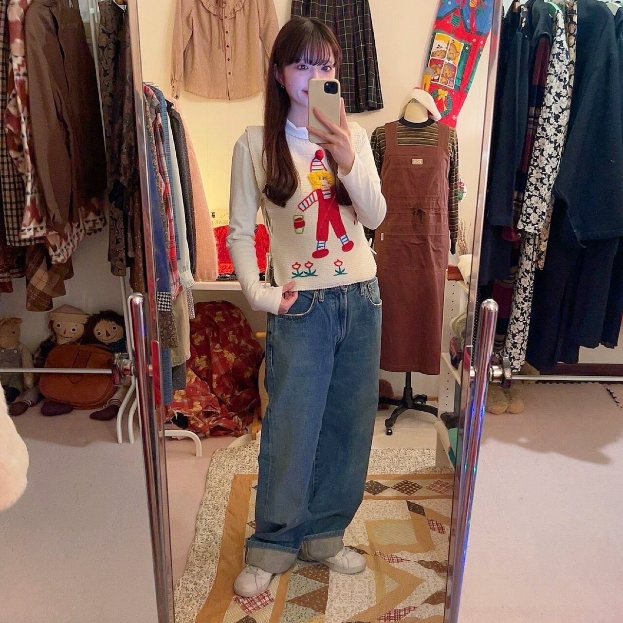 pierrot boy side ribbon vest