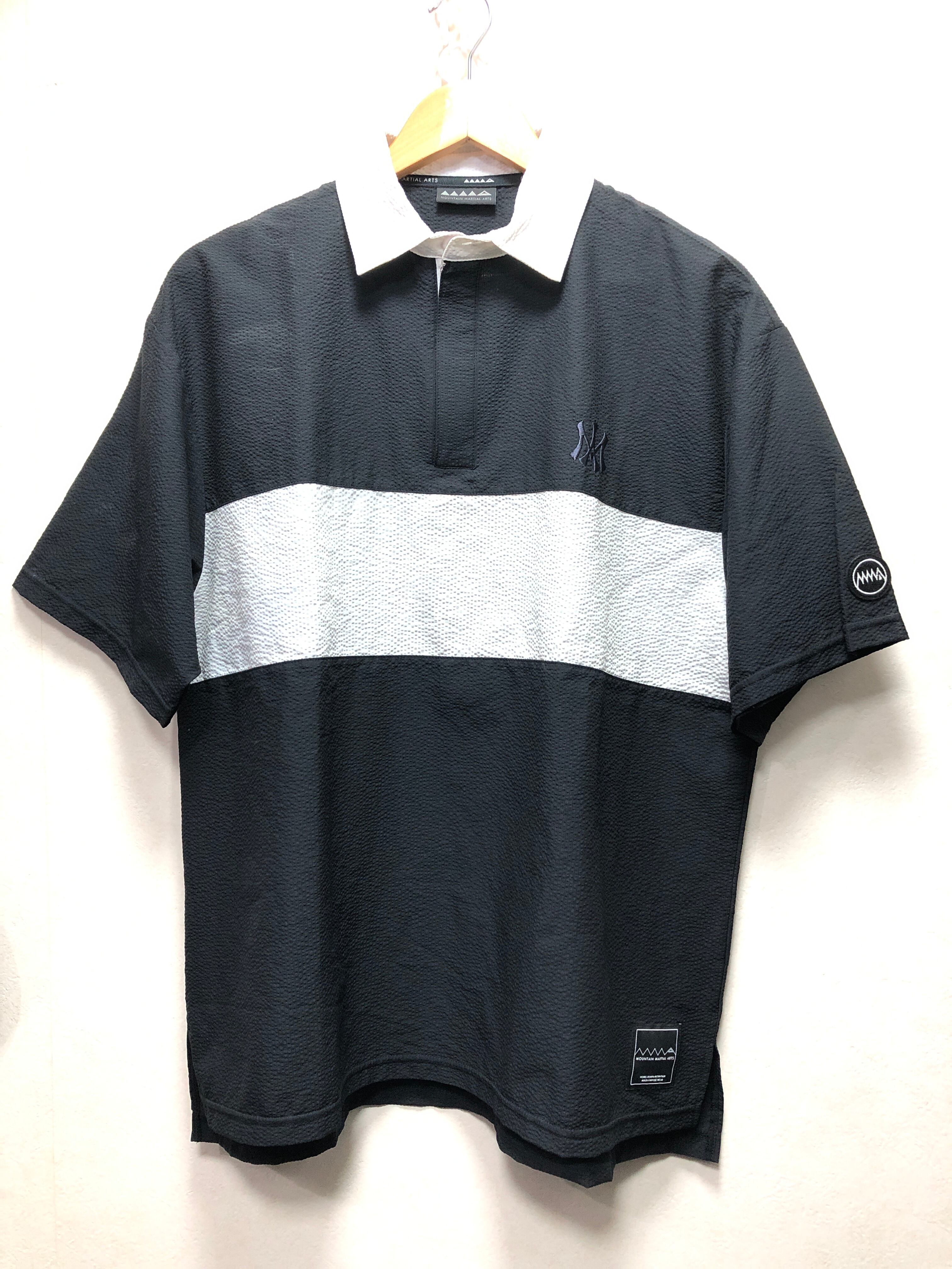ポロシャツ 027062 MOUNTAIN MARTIAL ARTS MMA Seersucker Big Rugby Shirts 027062 MOUNTAIN MARTIAL ARTS MMA Seersucker Big Rugby Shirts 半袖