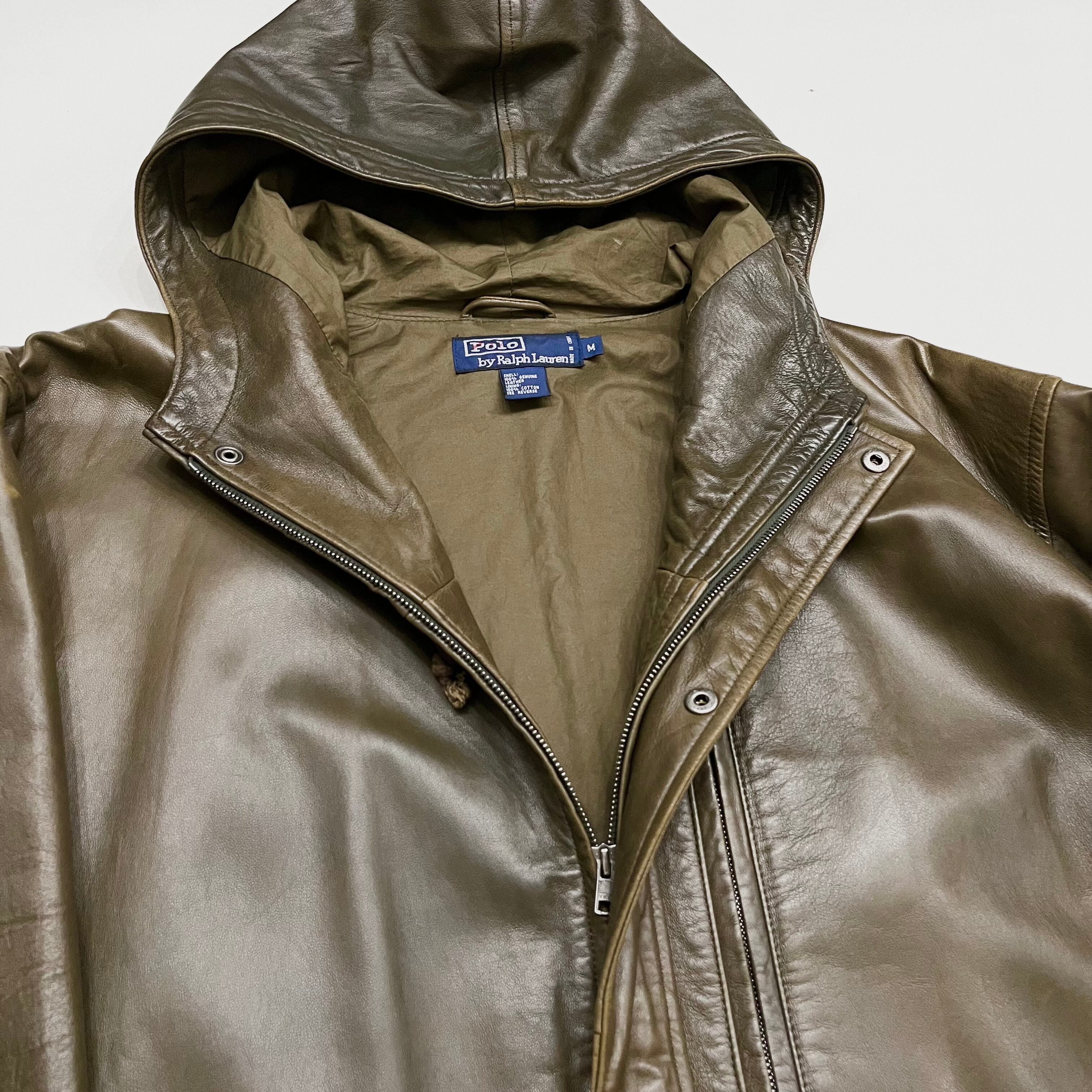 Ralph Lauren Leather mountain parka | High On Life used clothing Ralph Lauren Leather mountain parka | High On Life used clothing