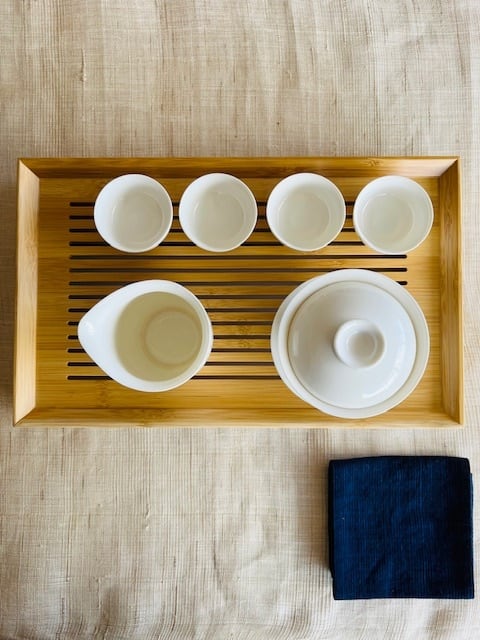 竹製 茶盤（正方形 コンパクト） | 茶海堂 Chakaido