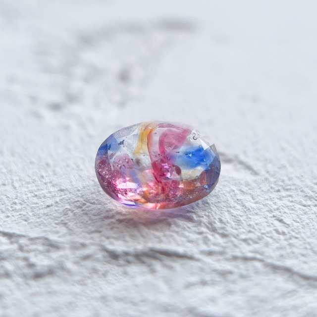 オーバルカット8×6mm　#284【硝子の宝石】