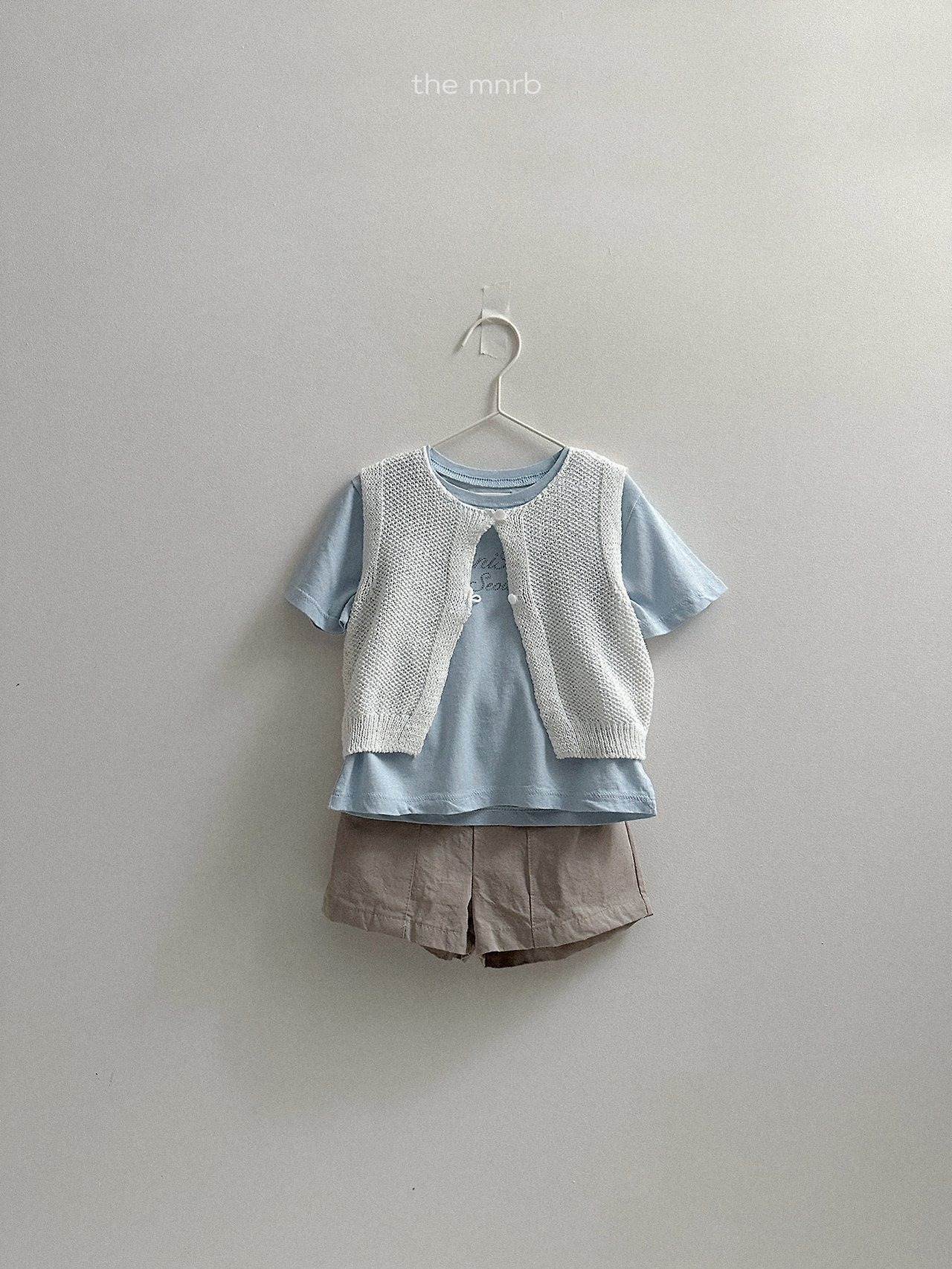 【取寄/韓国直送】minirobe 26/SM ツイル3分丈パンツ｜夏服｜韓国子供服