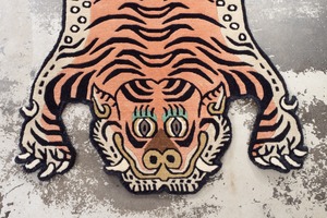 Tibetan Tiger Rug 《Sサイズ•ウール384》チベタンタイガーラグ