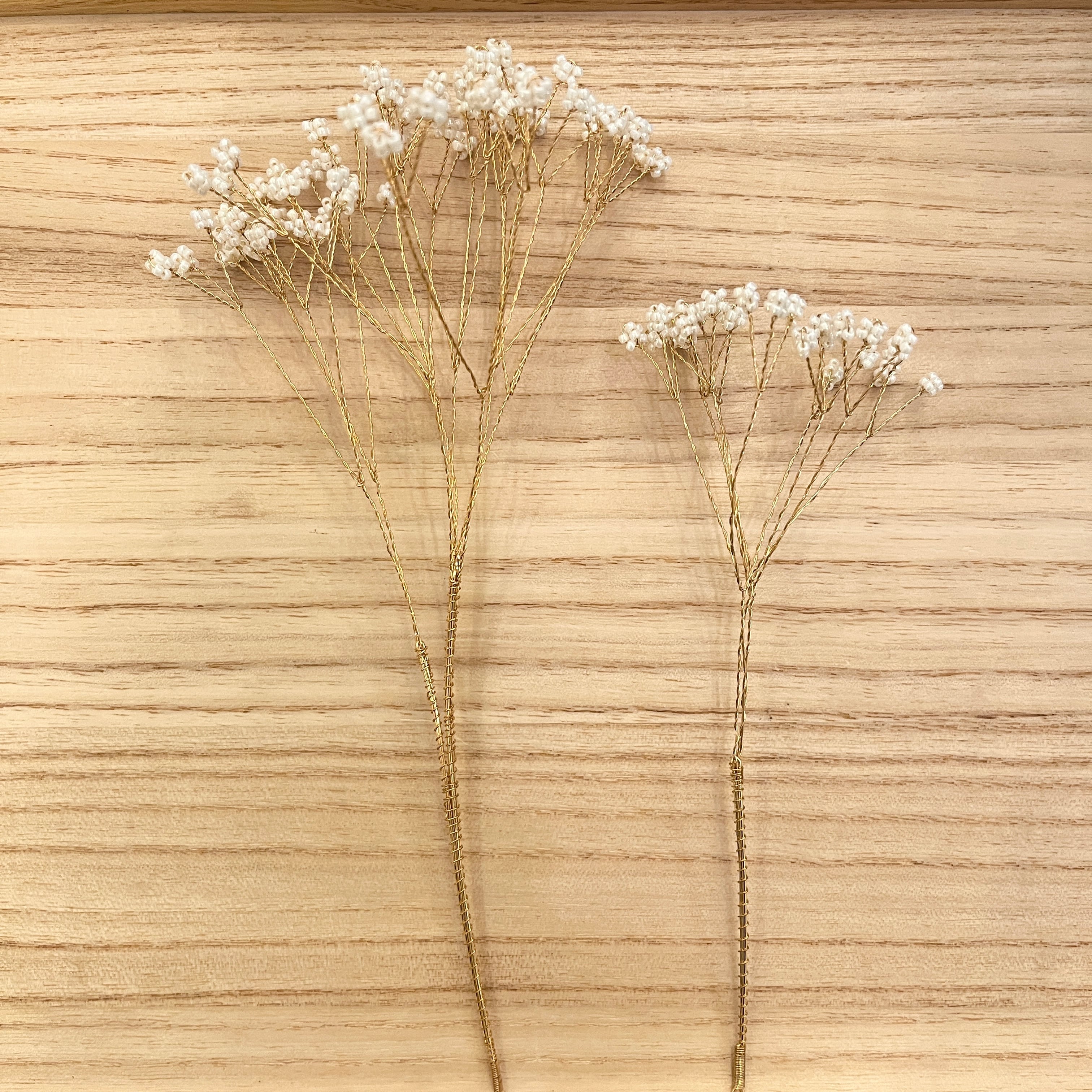 anokono flower カスミソウ ビーズフラワー