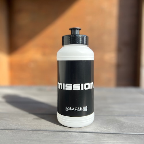 MISSIONボトル 500ml　ブラック / ホワイト（両面カラー）