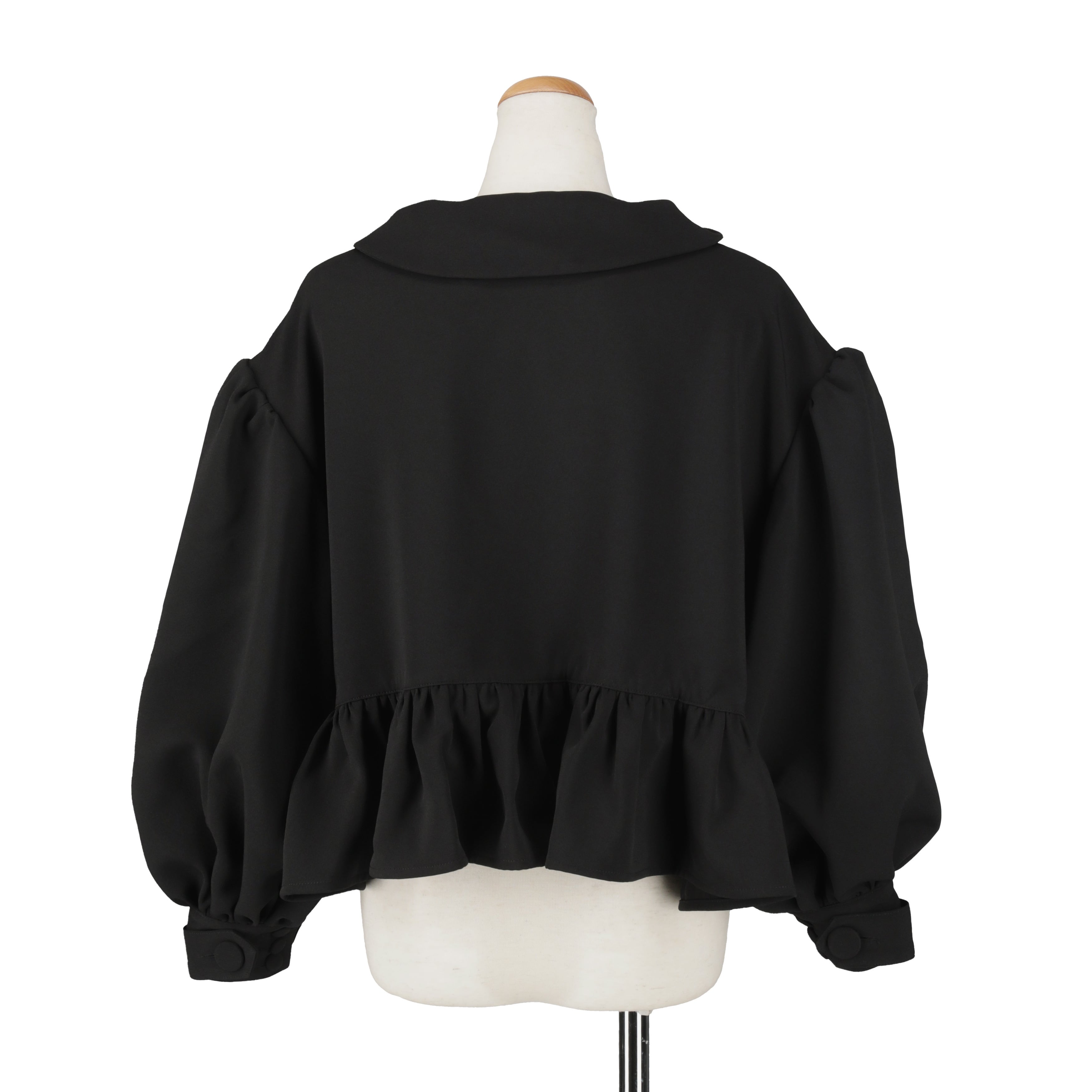 リボンカラージャケット BLACK