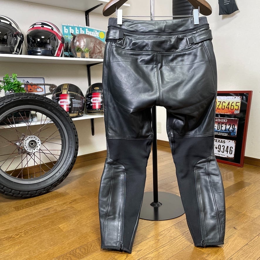 Dainese バイク用レザーパンツ 黒/黄色サイズ46 Dainese バイク用レザーパンツ 黒/黄色サイズ46