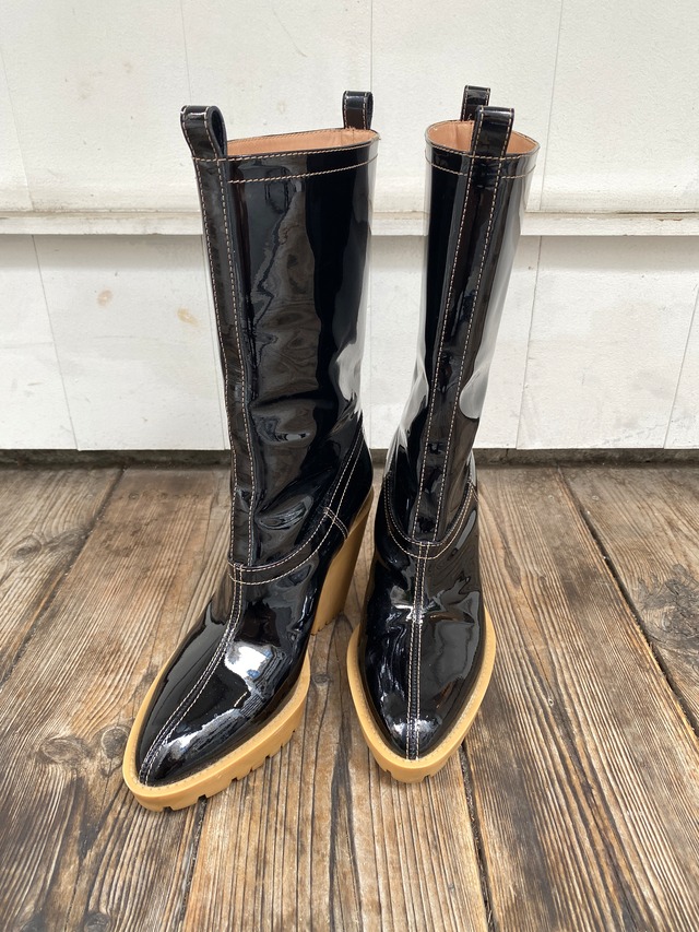 Maison Margiela / patent leather boots.