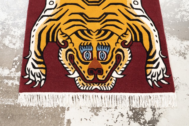 Tibetan Tiger Rug 《Mサイズ•ウール179》チベタンタイガーラグ