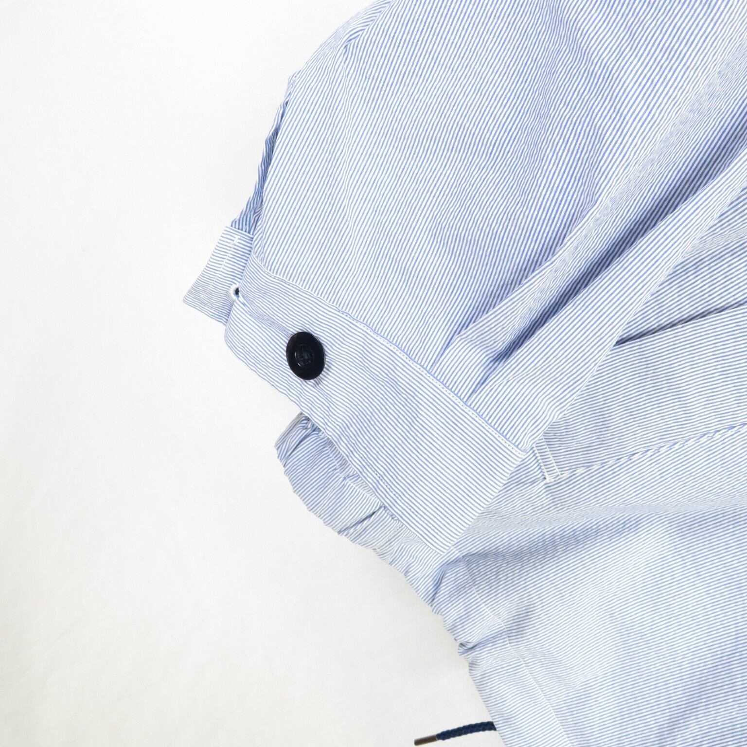 新品 marka SPORTS JACKET シアサッカー ドリズラー ジャケット ブルー