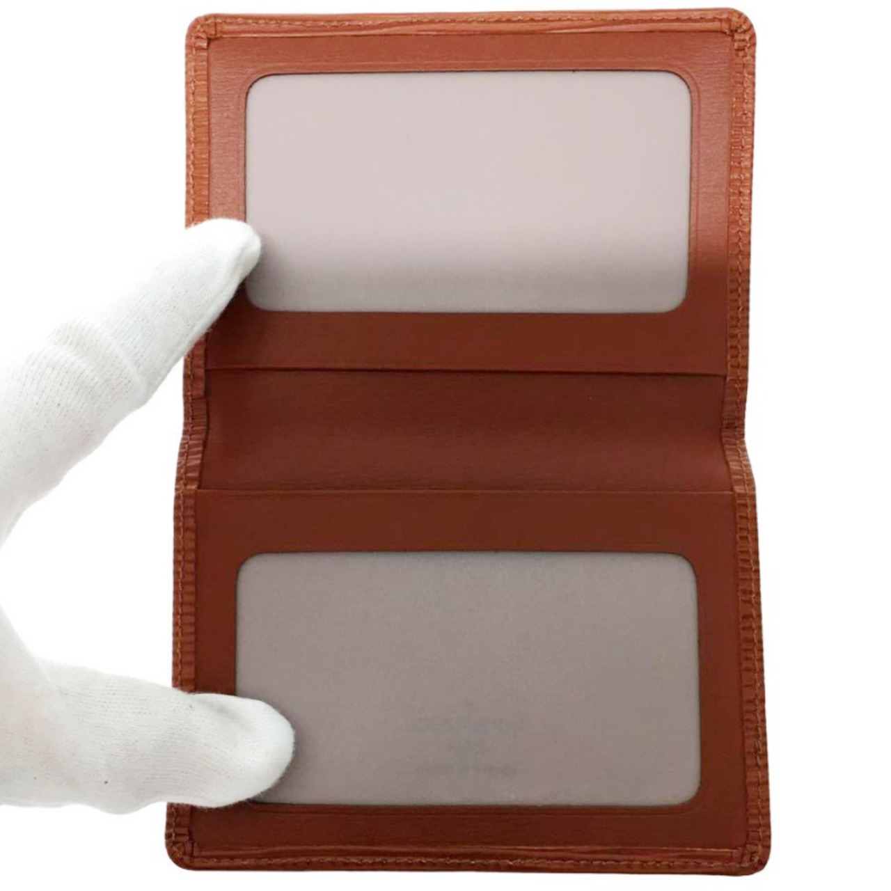 LOUIS VUITTON(ルイヴィトン)レザーエピパスケース/ブラウン