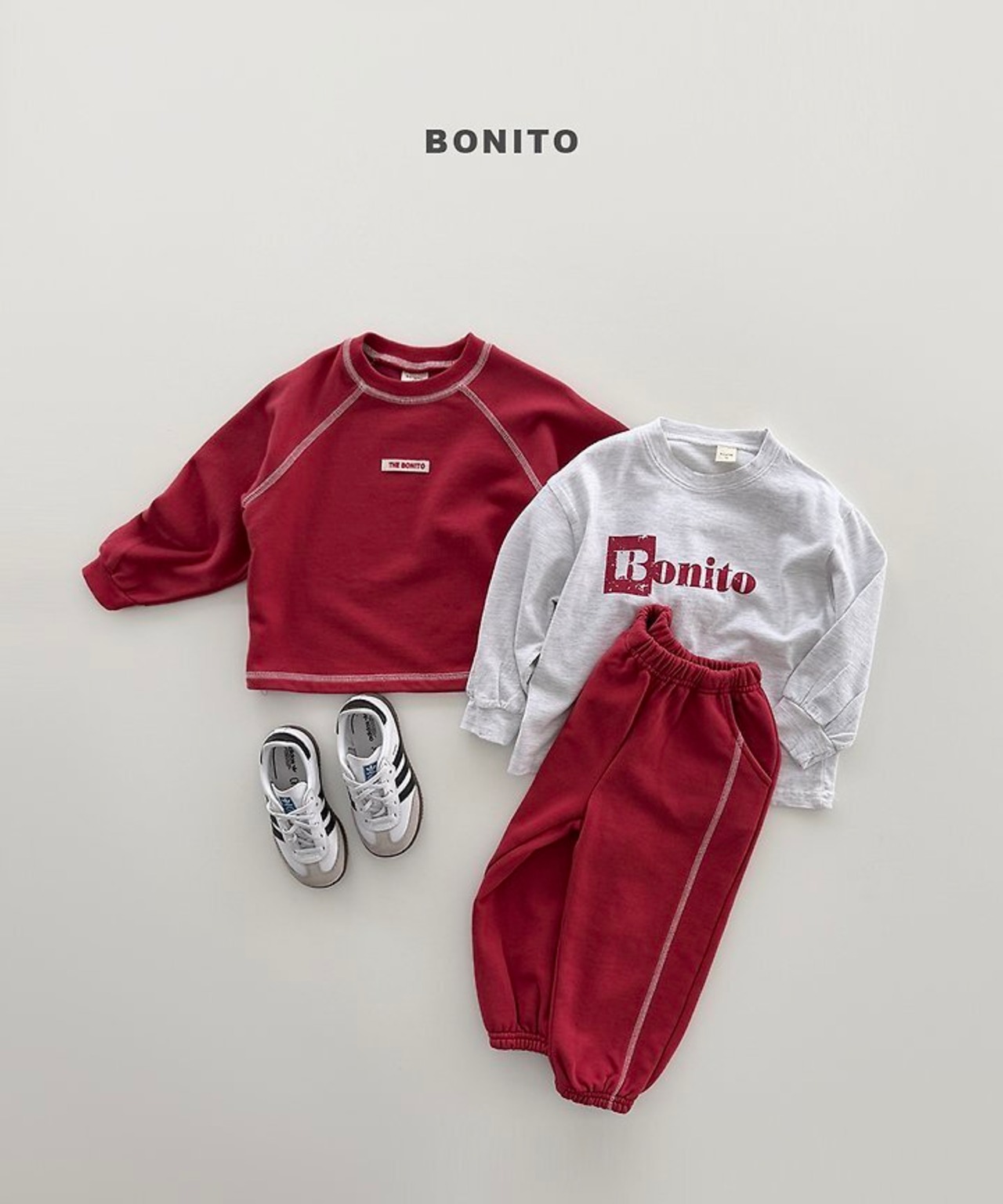 韓国子供服 / BONITO / 26Autumn / ルーズフィット 上下セット / 秋服 *12M~JM *