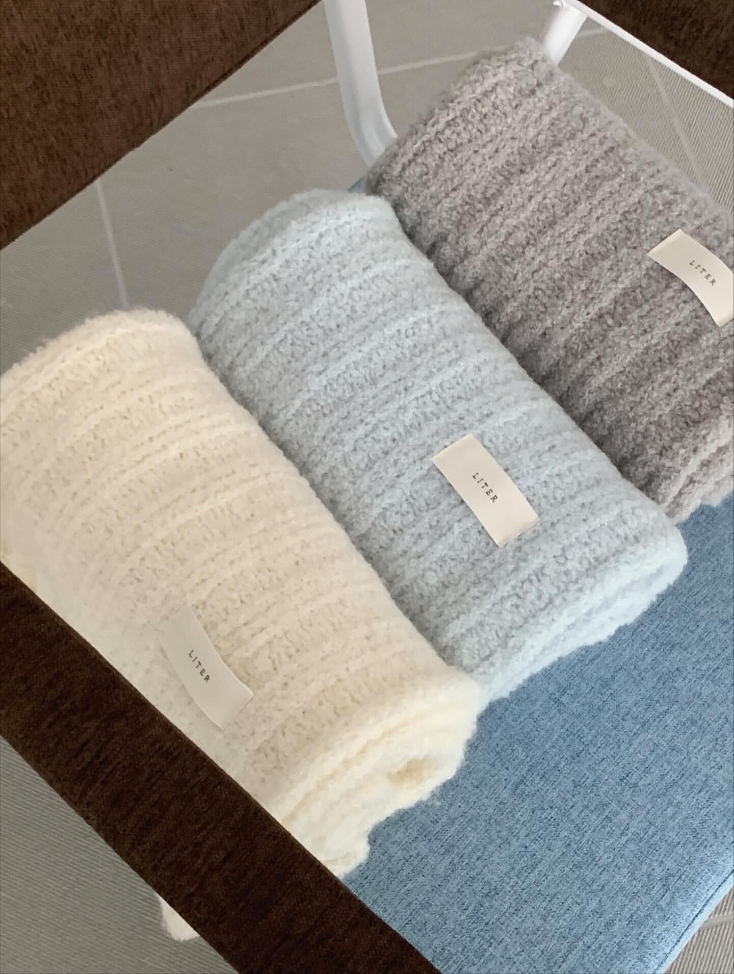 (予約)liter / Baby alpaca boucle muffler / 3color