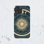 受注生産 iPhoneケース 放射状スターサークル｜星図柄 STAR005A
