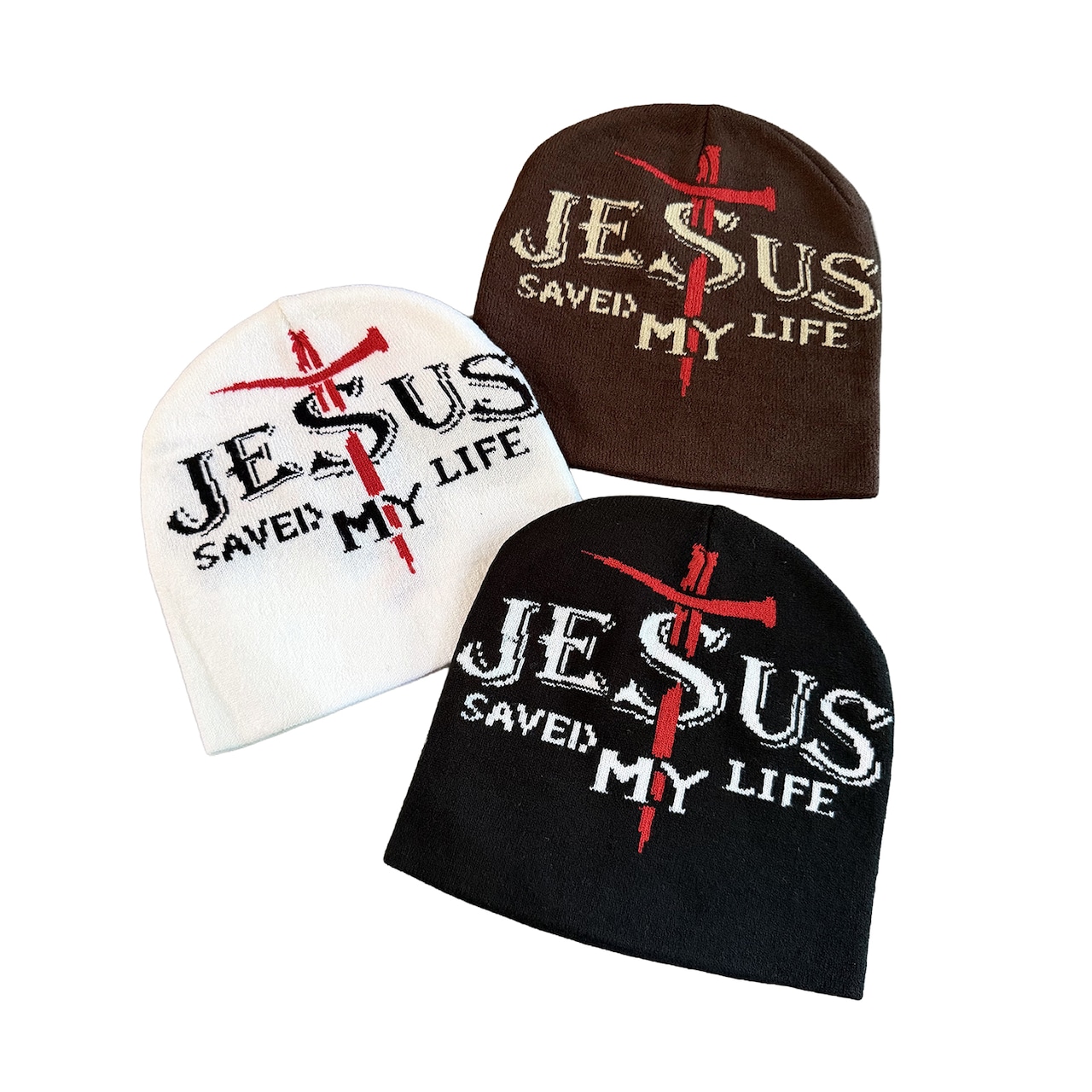 ストリート 3色JESUS グラフィック ビーニー G247