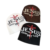 ストリート 3色JESUS グラフィック ビーニー G247