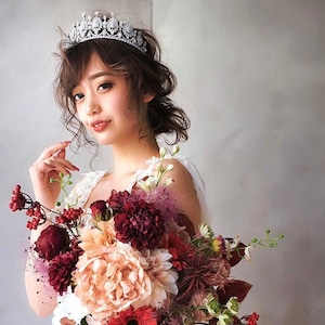 H-143 Zirconia Crown Olivia Tiara 0995