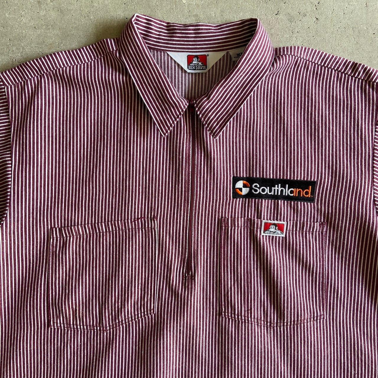 90年代 USA製 BEN DAVIS ベンデイビス Southland Industries 企業ロゴ 