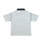 FLUFFY BUM Shoulder Stitch Polo -Grey-　[T0042]