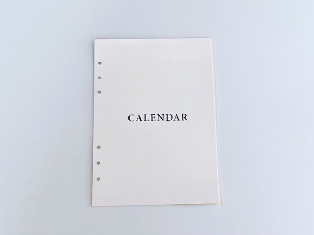 ytb diary カレンダーのみ(2026年1月~2027年3月)