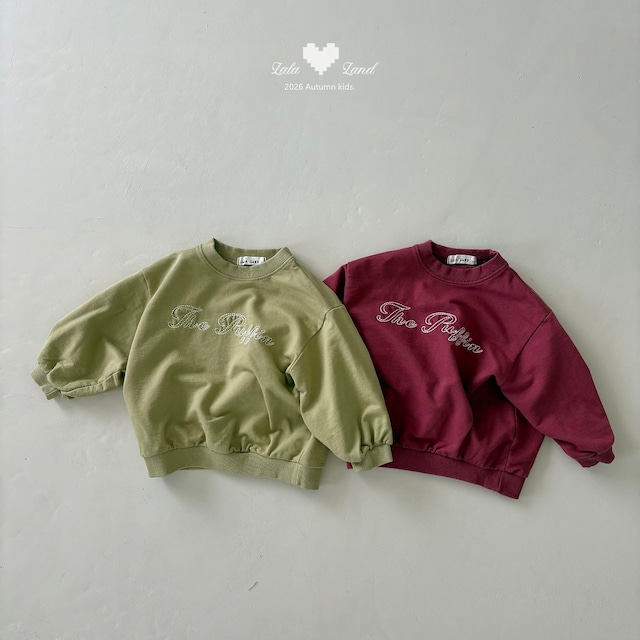 【取寄】lalaland|stitch sweatshirt|ステッチスウェット|XS-XL|kids|26 autumn