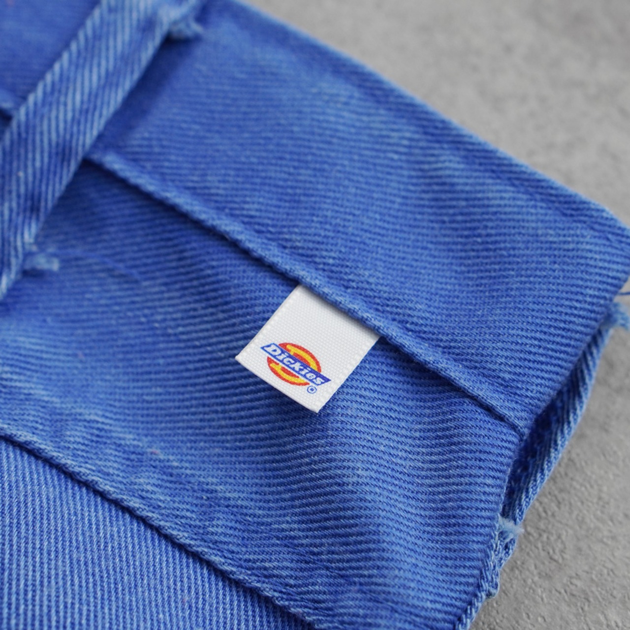 80s Dickies FLARE WORK PANTS "made in USA" blue [W33L31.5相当] 古着 - 7