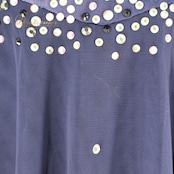 社交ダンス 衣装 ラテン ドレス ワンピース グラデーション 白 紫 綺麗 軽い 薄い デモ 競技 ダンス パーティ 発表会 パープル系 ホワイト系 スパンコール シフォン素材 フェミニン おしゃれ ステージ用 華やか 透け感 薄手タイプ エレガント